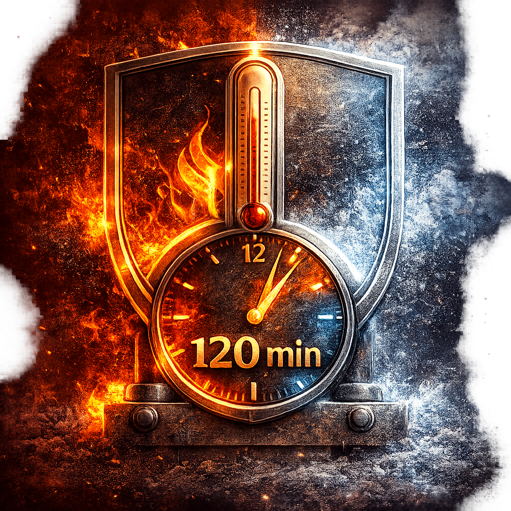 Pare-flamme et isolation thermique 120 min - Flocage projeté